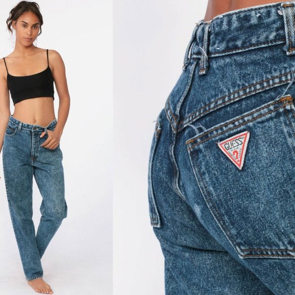 Guess Denim - Vintage Guess  High Rise Tapered Jeans HW9692